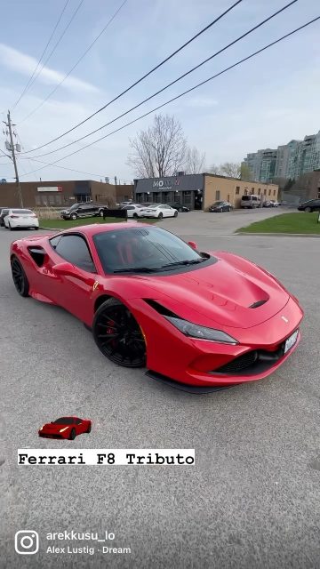 This is the 2022 Ferrari F8 Tributo, a 710 Horsepower 567 torque 3.9 liter turbo charged V8 cylinder engine 2DR RWD mid engine Sports coupe. In Rosso Corsa Red with Rosso Ferrari Interior. #ferrari #f #cars #supercars #car #ferrarif #supercar #carsofinstagram #formula #luxury #carporn #v #racing #gt #s #carswithoutlimits #luxurycars  #carlifestyle #italia #car #auto #supercars #cargram #instacar